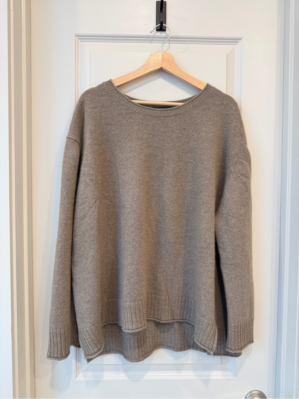 Jenni Kayne Taupe Brown Everyday Sweater